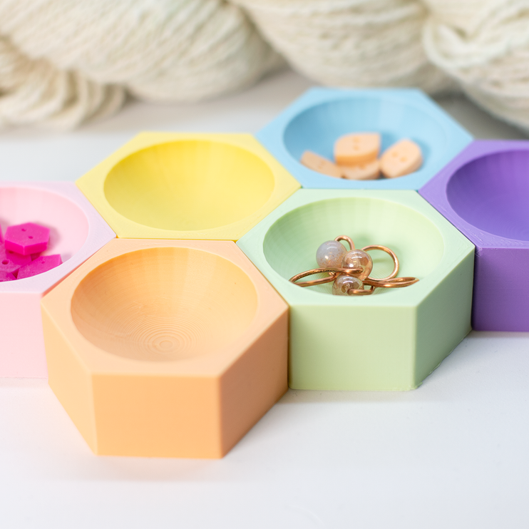 Magnetic Hexagon Notons Dishes