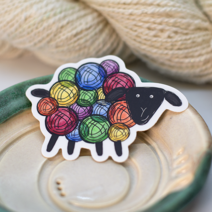 Fiber Arts Themed Stickers
