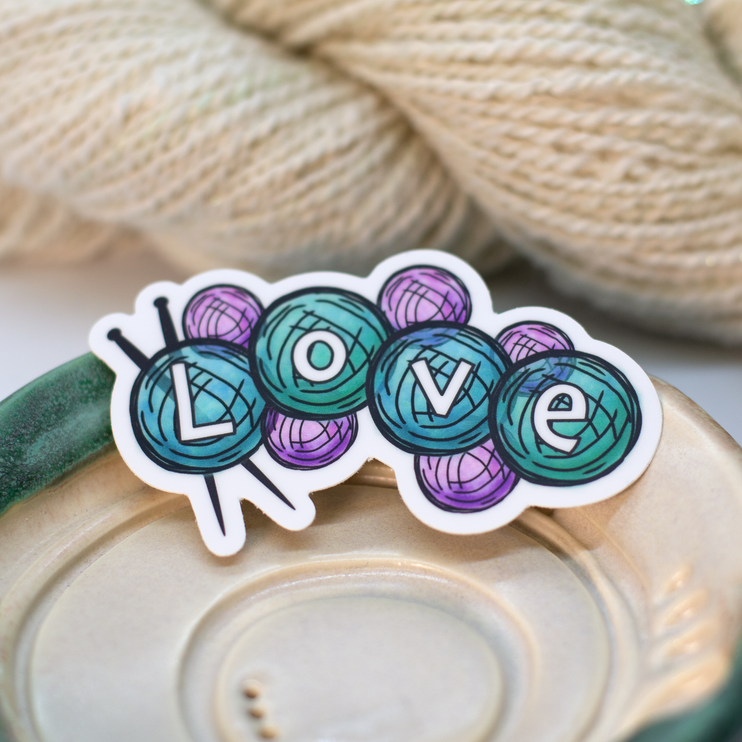 Fiber Arts Themed Stickers