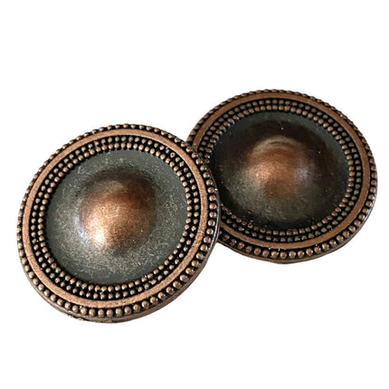 Antique BRONZE Magnet Button Pin Set