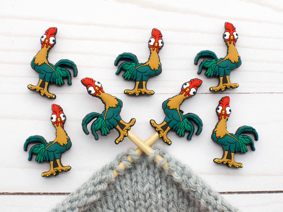 F&P Rooster | Stitch Stoppers Point Protectors Knitting