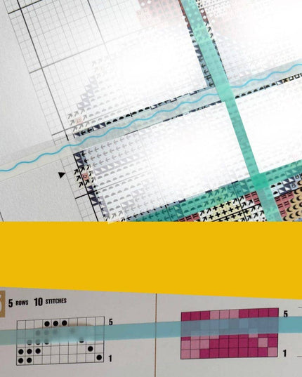 Highlighter Strips - Knitting Crochet Needlepoint Charts