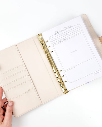 Maisy Highland Cow Project Journal Planner for Knitters & Crocheters