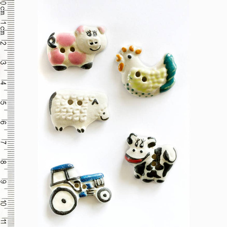 IB Children's Buttons - Medium Size 5 Piece Sets