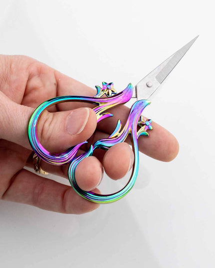 Star Dust Rainbow Embroidery Scissors