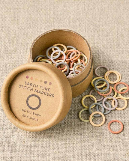 Earth Tones Ring Stitch Markers