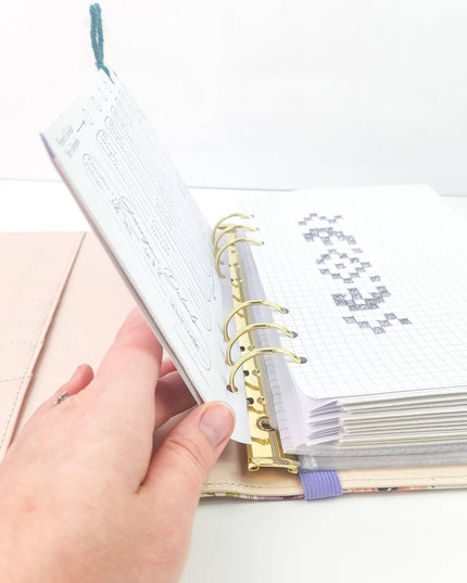 Purple Heart Project Journal Planner for Knitters & Crocheters