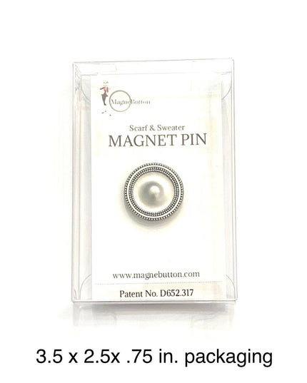 Snow Leopard Print Magnet Button Pin Set