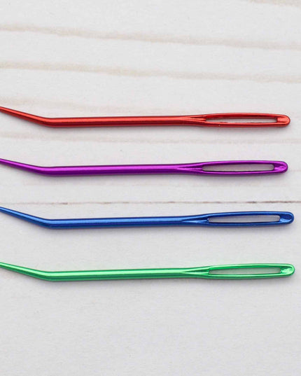 Darning Needles Bent Tip Aluminum Pack of 4