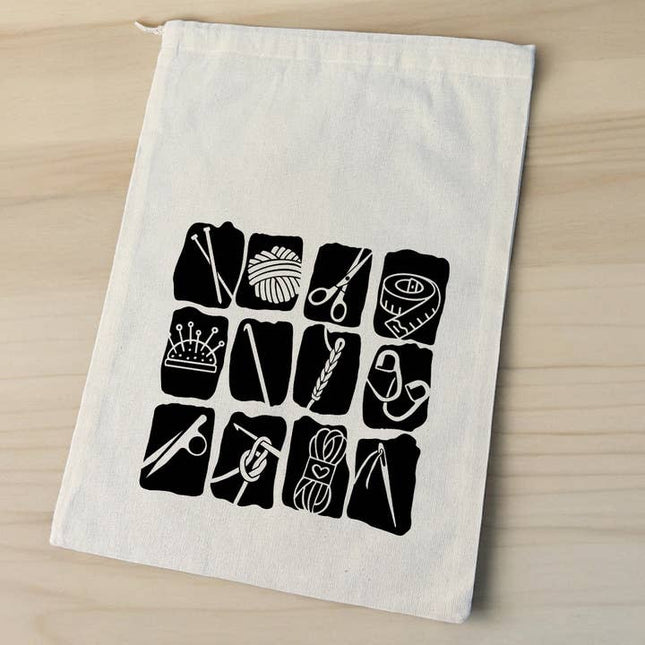 Anna B Drawstring Project Bags
