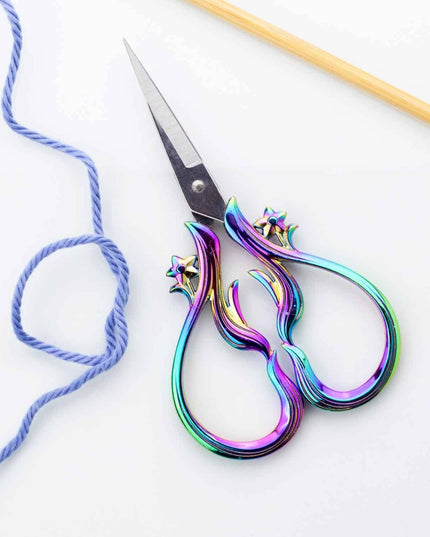 Star Dust Rainbow Embroidery Scissors