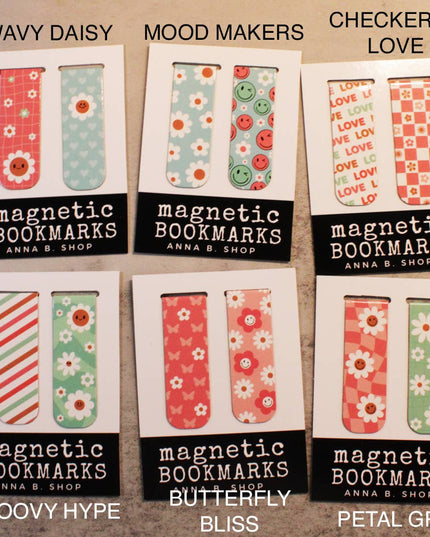 Daisy Daze Collection Magnet Bookmarks