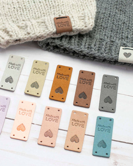 Made With Love Fold Over Tags