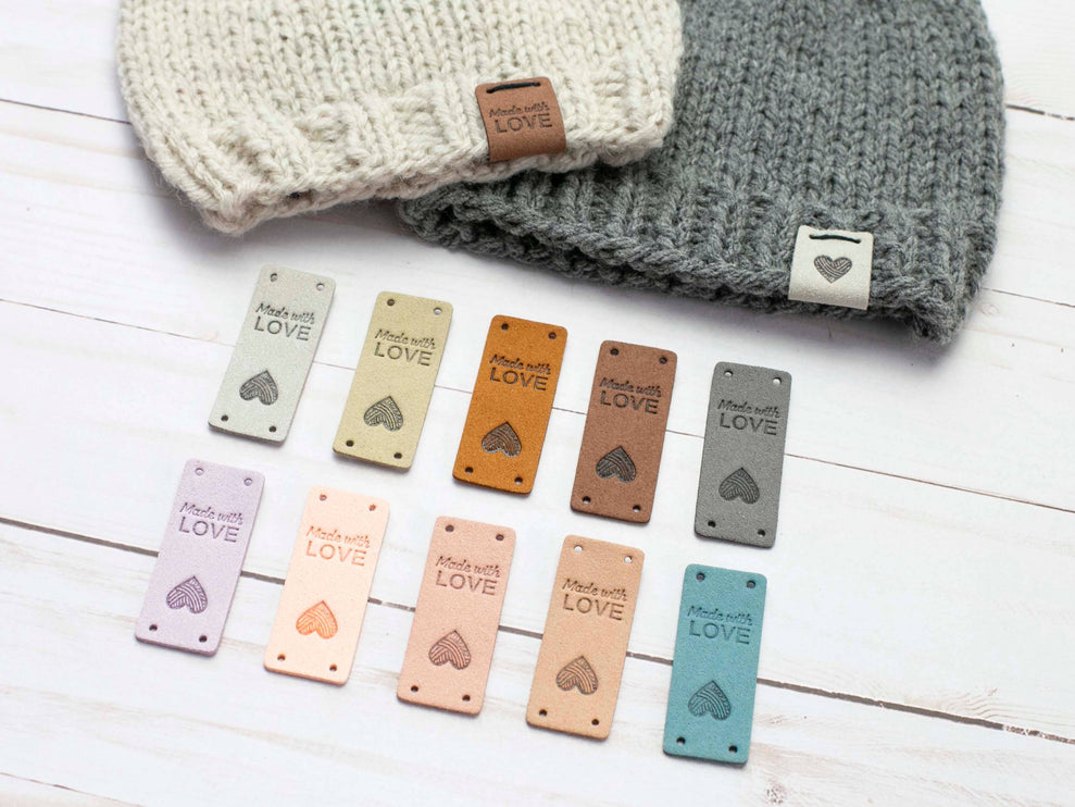 Made With Love Fold Over Tags