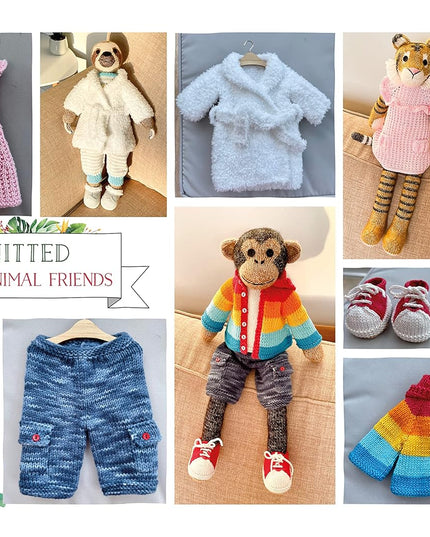 Knitted Wild Animal Friends by Louise Crowther