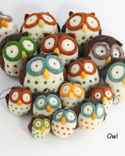 Needle Felting Owl Kit
