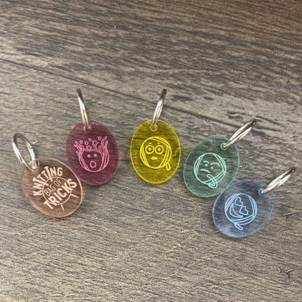 Knitmoji Stitch Marker Set: Official Workbook