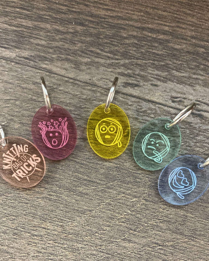 Knitmoji Stitch Marker Set: Official Workbook