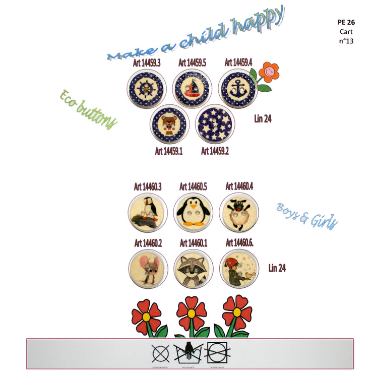 FB Children's Buttons - Size 24