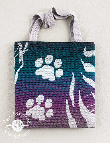 Cat Mosaic Bag & Pillow Pattern