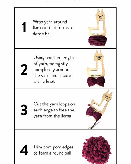 Poma-Llama Pom Pom, Tassel, and Lucet Cord Maker