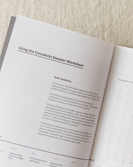 Sweater Worksheet Journal