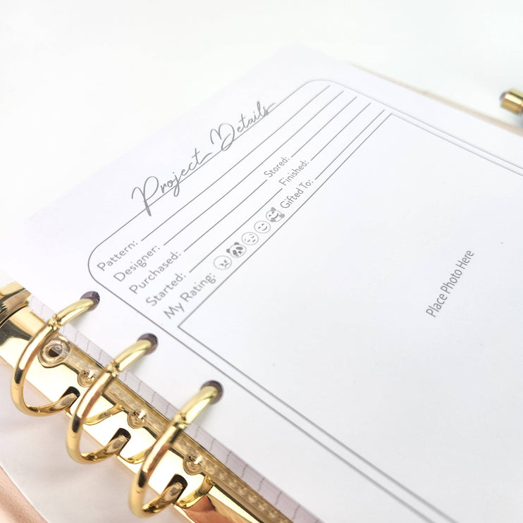 Maisy Highland Cow Project Journal Planner for Knitters & Crocheters