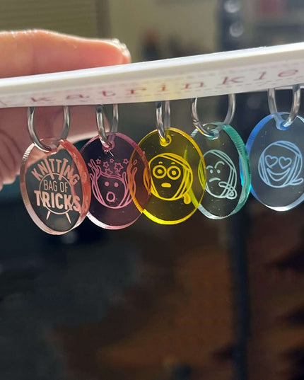 Knitmoji Stitch Marker Set: Official Workbook