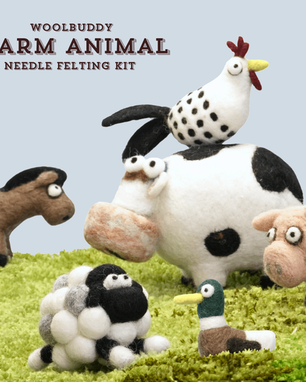 Needle Felting Farm Collection Kit