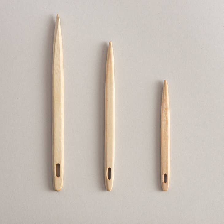 Q&C Wooden Nalbinding Needles and Case