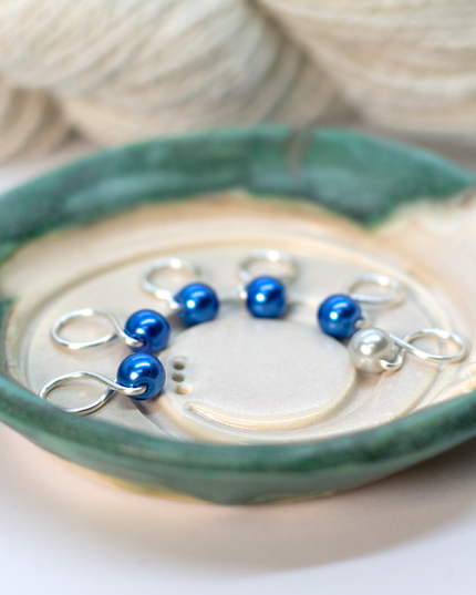 Medium Snag-free Stitch Markers : Silver