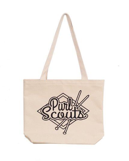 Purl Scouts Knitting Tote Bag