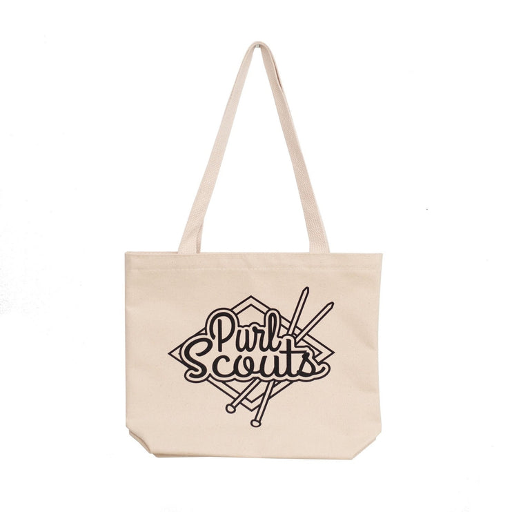 Purl Scouts Knitting Tote Bag
