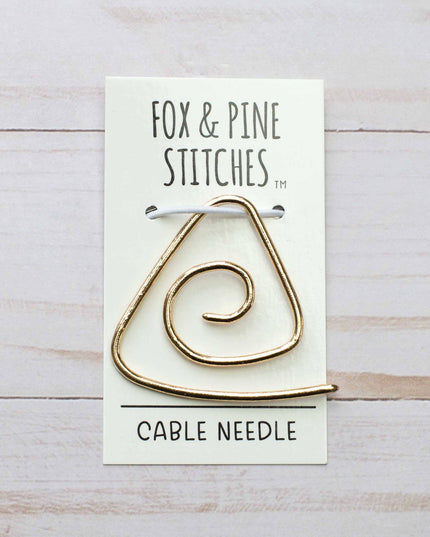 Triangle Spiral Cable Needle | Knitting Notions Tools