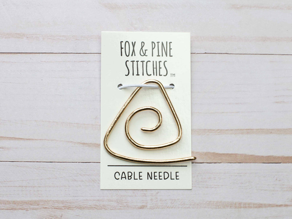 Triangle Spiral Cable Needle | Knitting Notions Tools