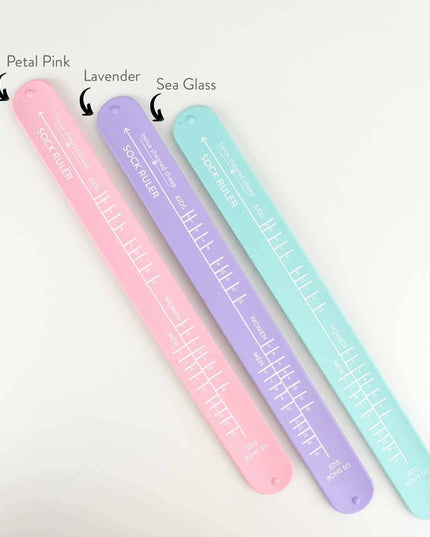 Sock Ruler - Sock Sizing Bracelet Ruler