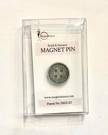 NEW Button Collection Antique Silver