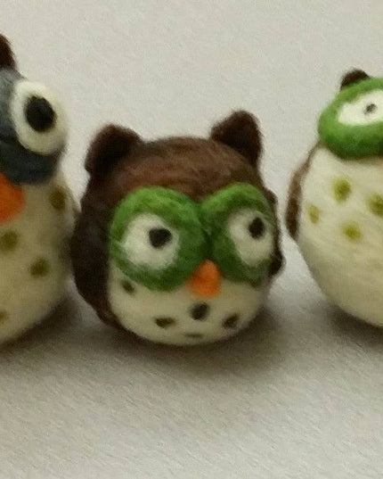 Needle Felting Owl Kit