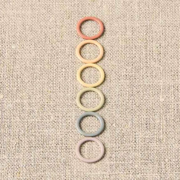 Earth Tones Ring Stitch Markers