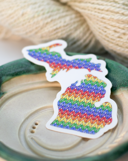 Fiber Arts Themed Stickers
