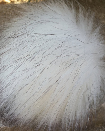 Pom Pom with Snap-Luxury Faux Fur