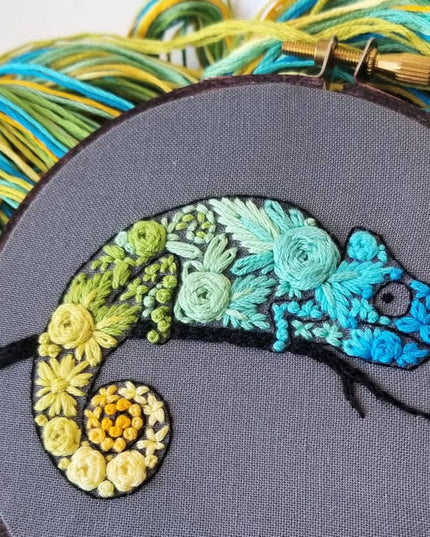 Chameleon Needlepoint Kit