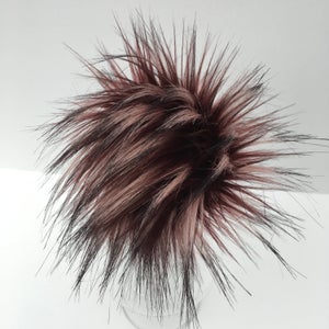 Pom Pom with Snap-Luxury Faux Fur