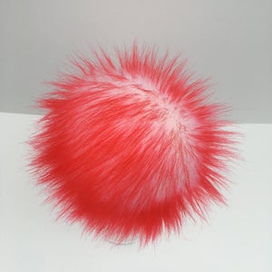 Pom Pom with Snap-Luxury Faux Fur
