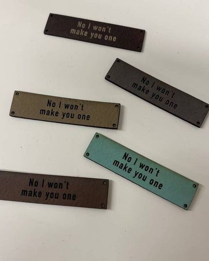 Leather Sewing Lables